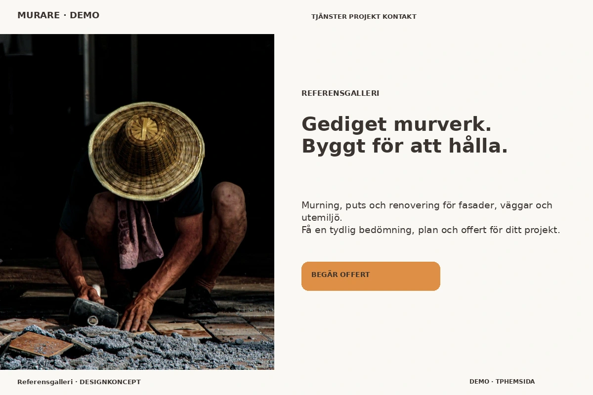 Referensgalleri – designförslag för murare