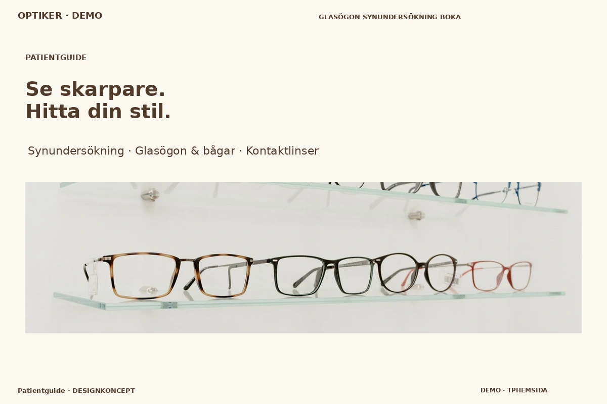 Patientguide – designförslag för optiker