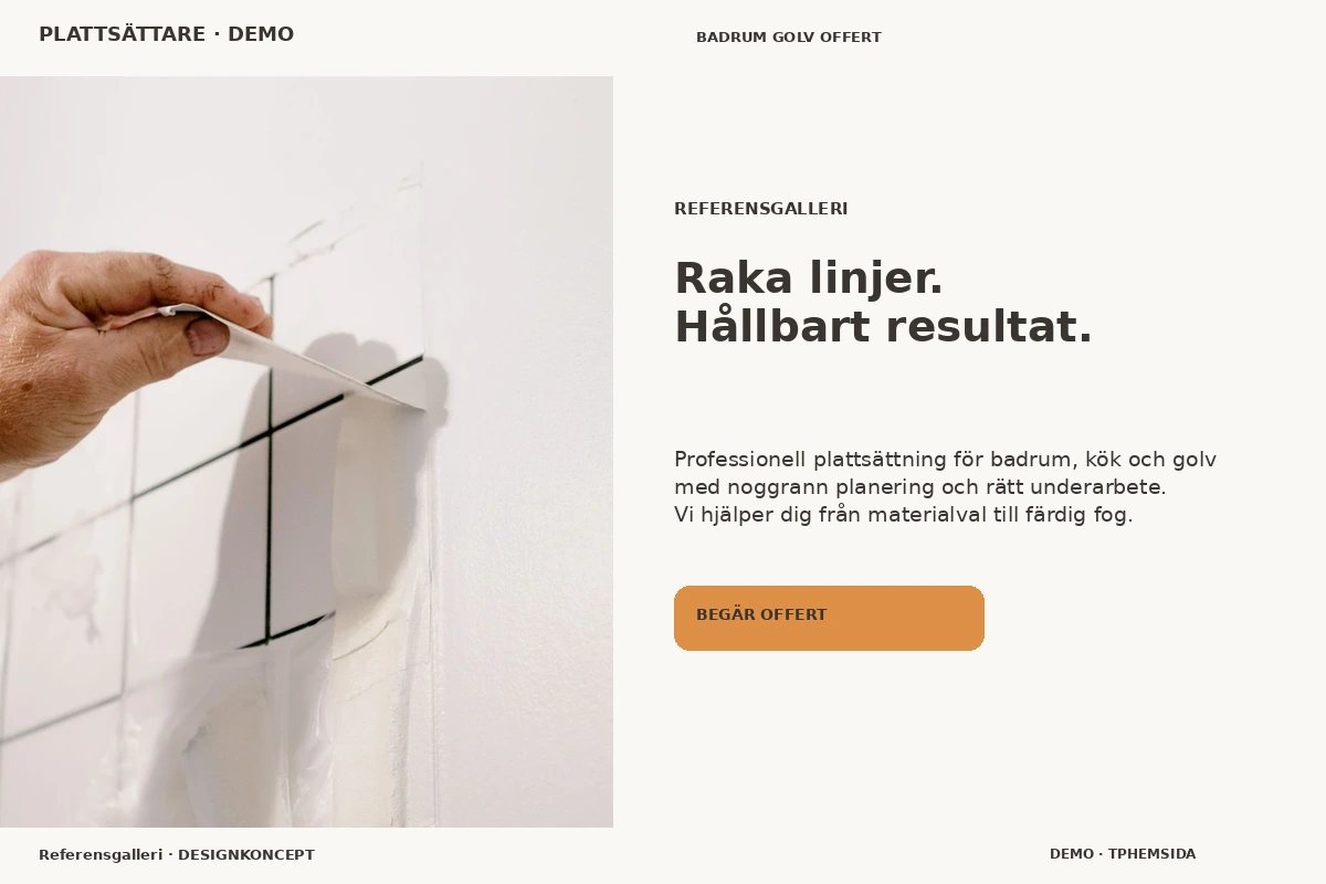 Referensgalleri – designförslag för plattsättare