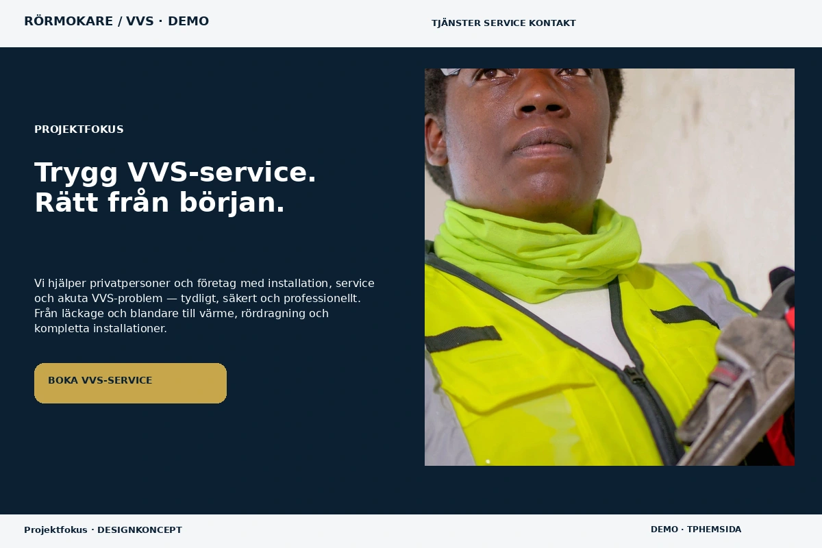 Projektfokus – designförslag för rörmokare / vvs