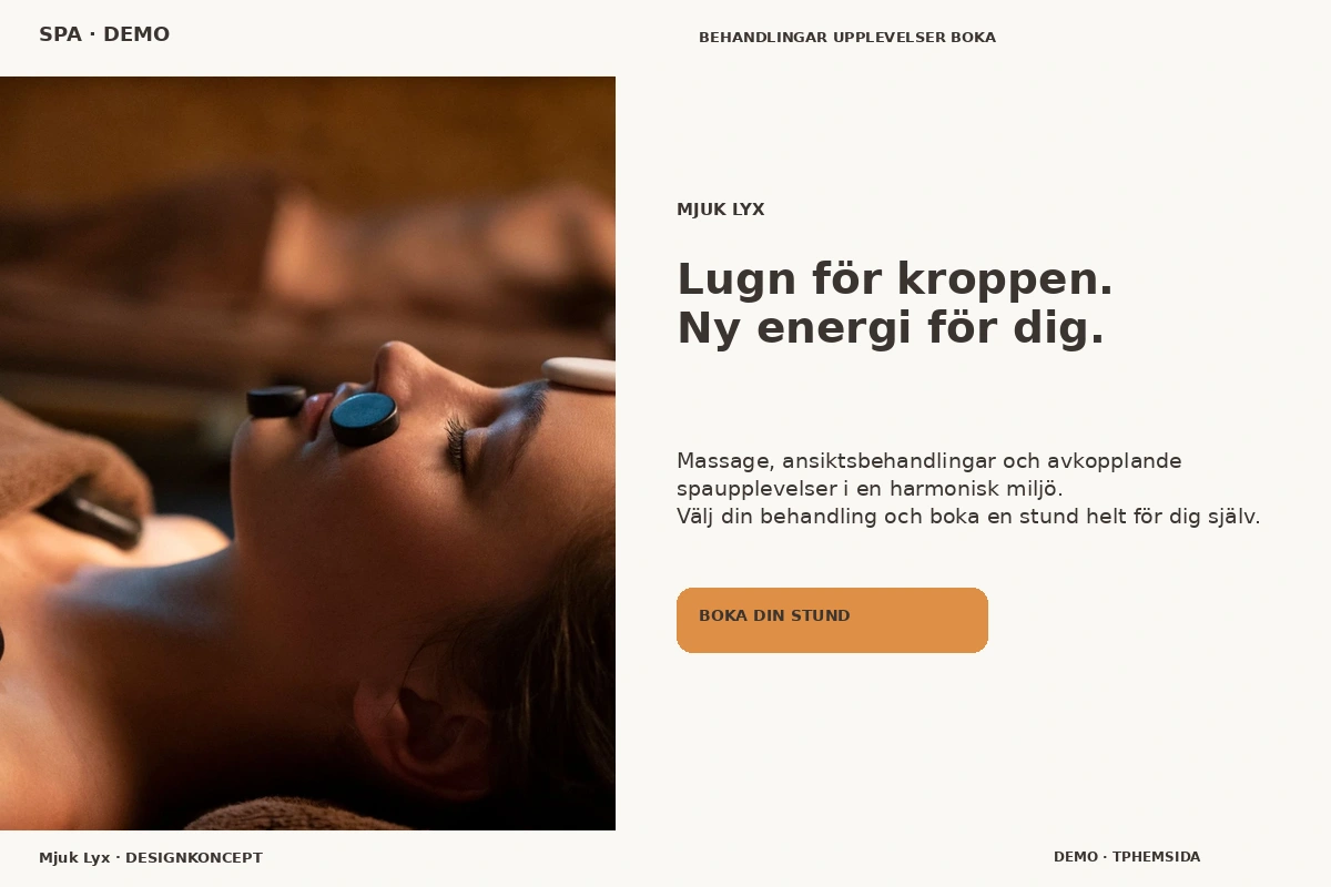 Mjuk Lyx – designförslag för spa