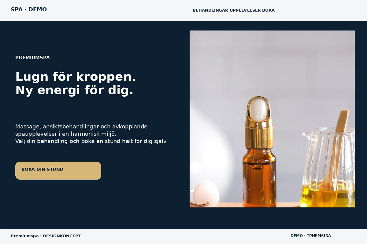Premiumspa – relaterat designförslag för spa