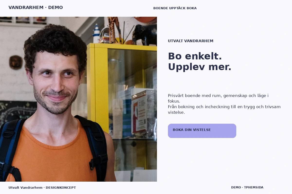 Utvalt Vandrarhem – relaterat designförslag för vandrarhem