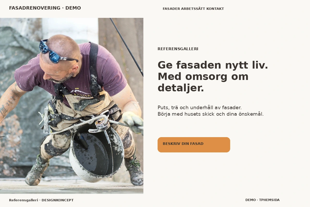 Referensgalleri – designförslag för fasadrenovering