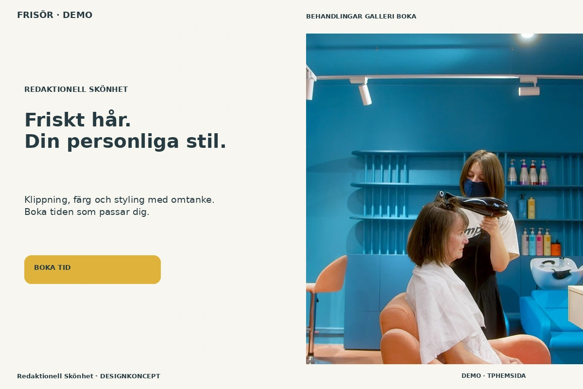 Designinspiration för frisor