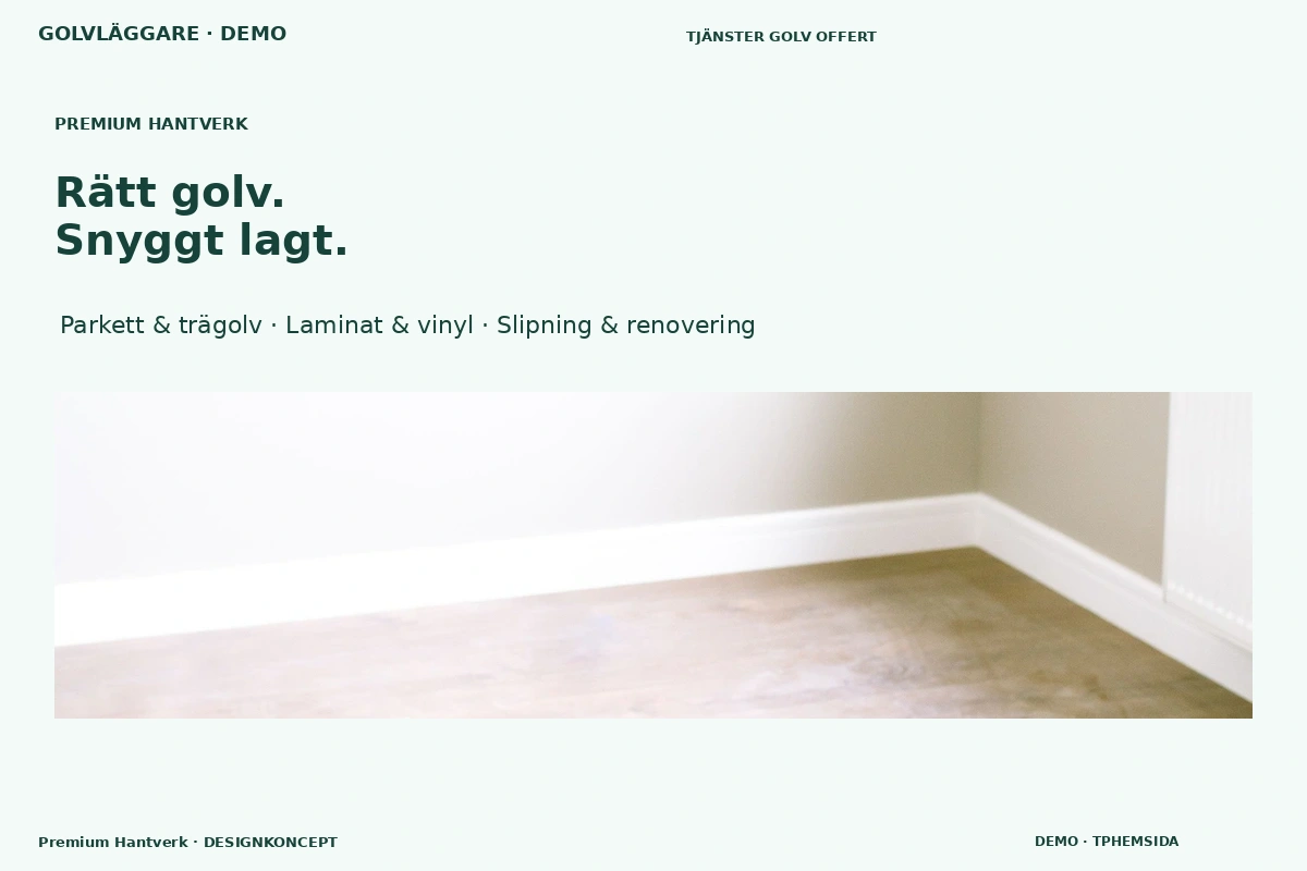 Premium Hantverk – designförslag för golvläggare