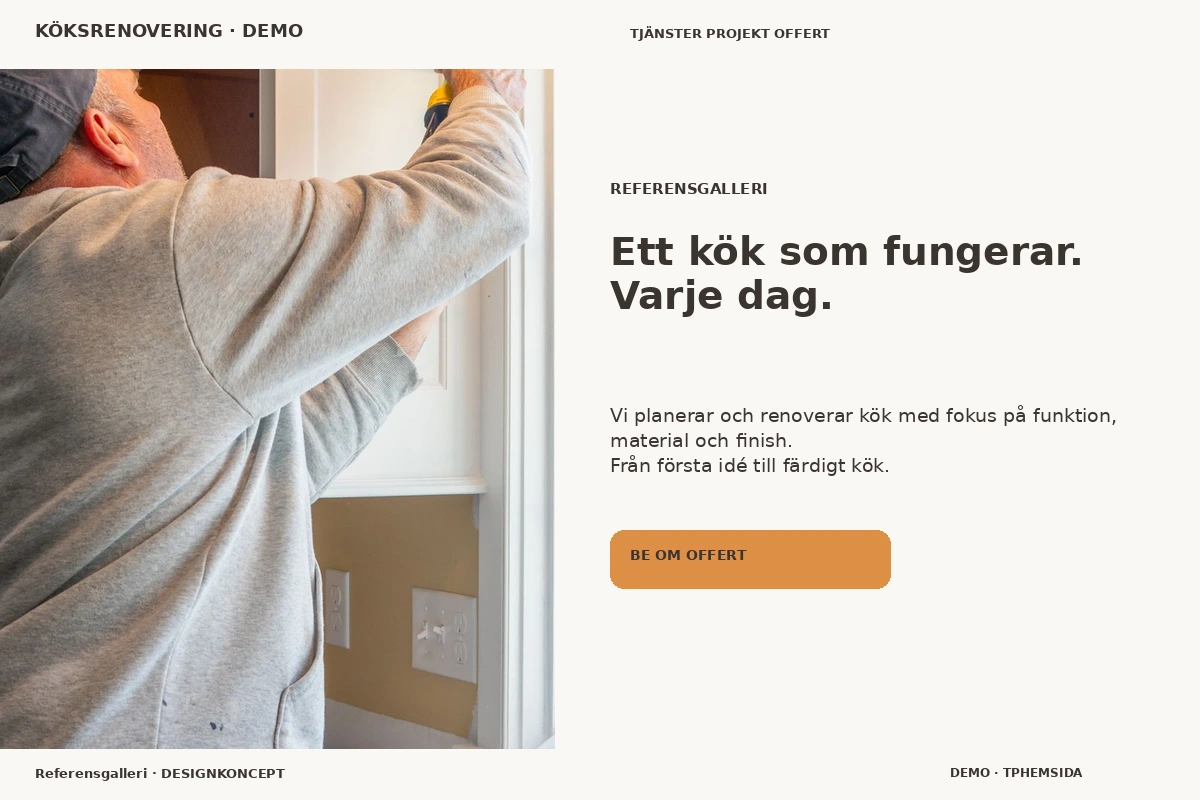 Referensgalleri – designförslag för köksrenovering