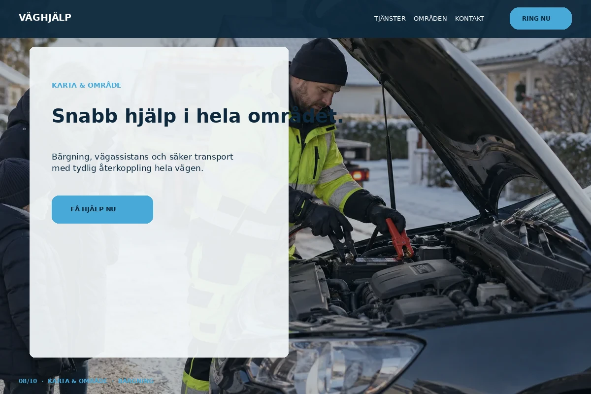 Karta & Område – designförslag för bärgning