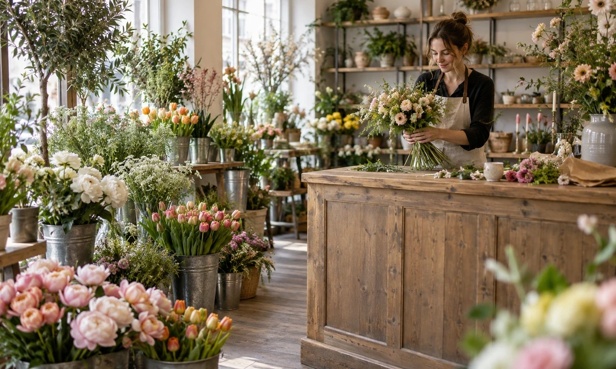Webbdesign för Blomsterbutik