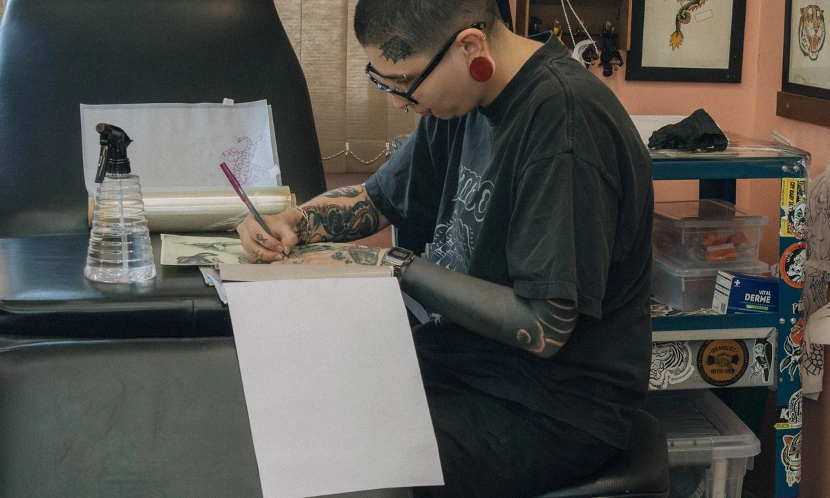 Webbdesign för Tatuerare
