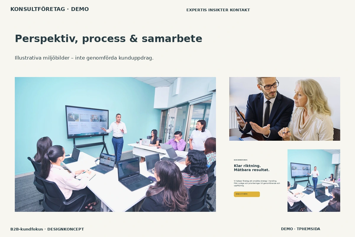 B2B-kundfokus – Perspektiv, process & samarbete för konsultföretag