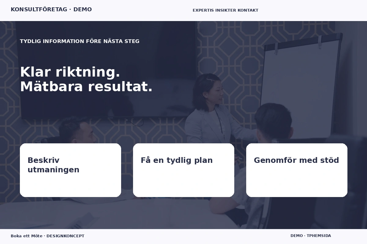 Boka ett Möte – Inför ditt val för konsultföretag