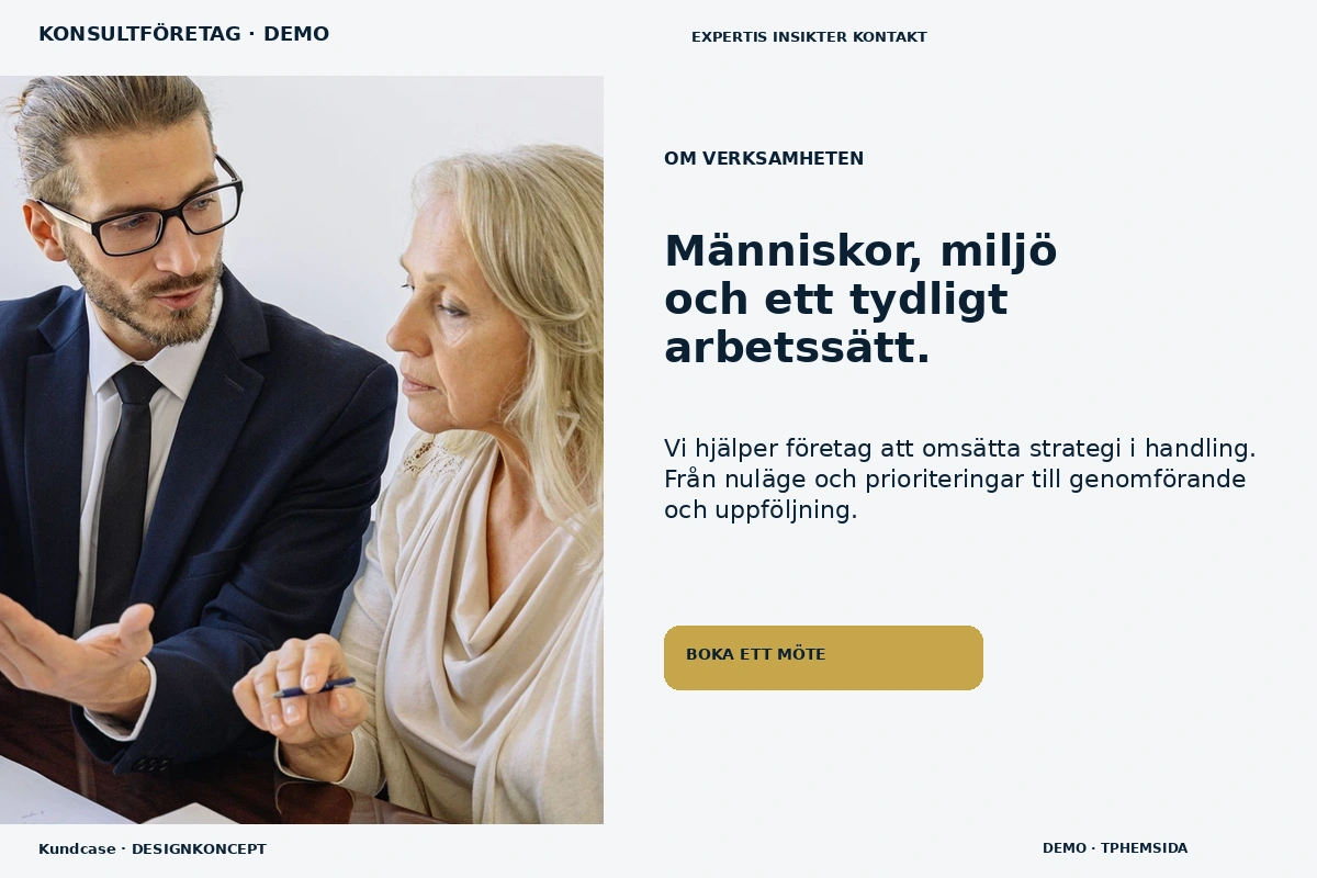 Kundcase – Om verksamheten för konsultföretag