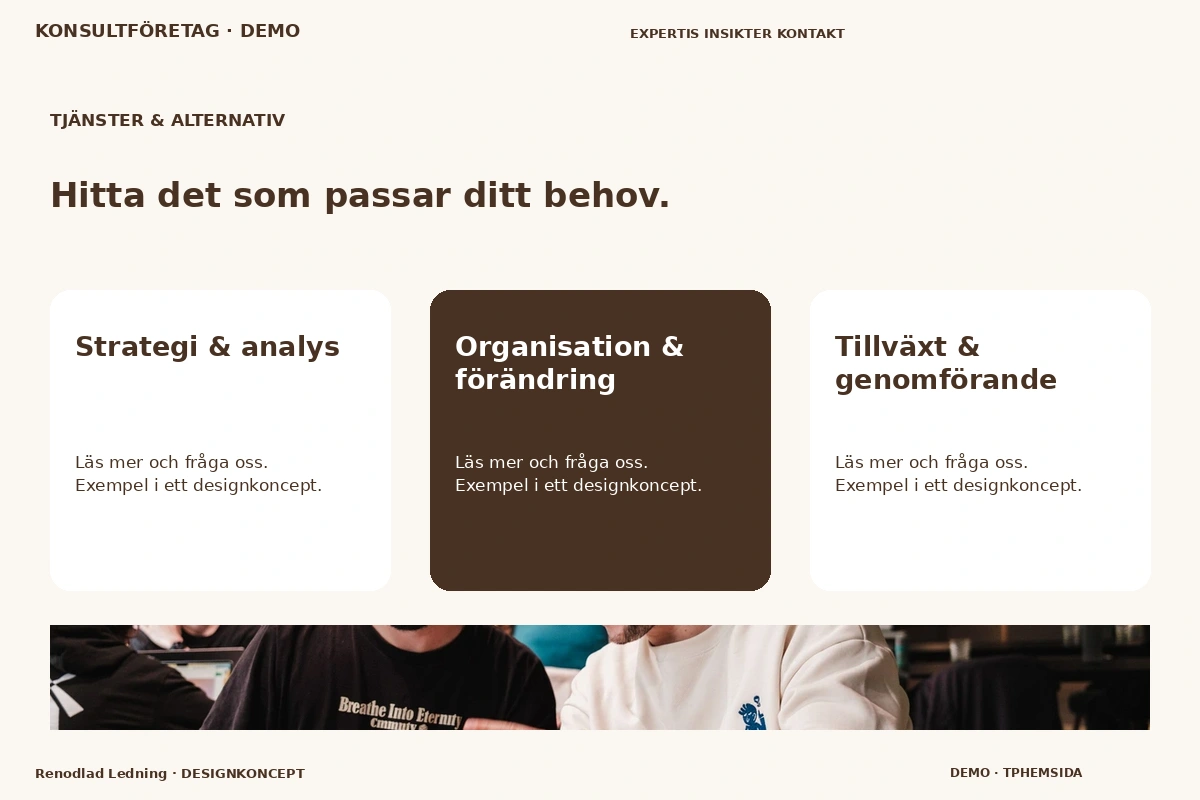 Renodlad Ledning – Tjänster & alternativ för konsultföretag