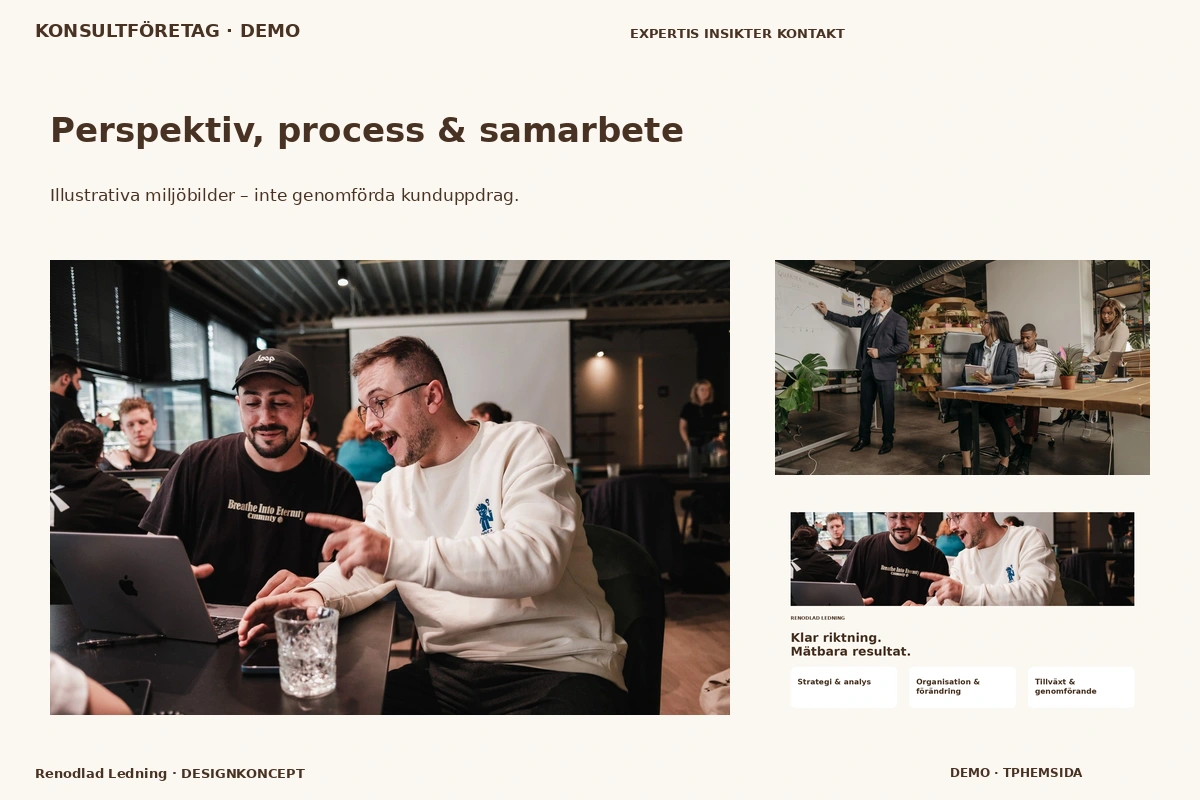 Renodlad Ledning – Perspektiv, process & samarbete för konsultföretag