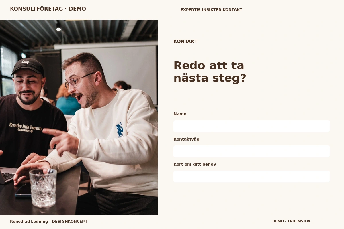 Renodlad Ledning – Kontakt för konsultföretag