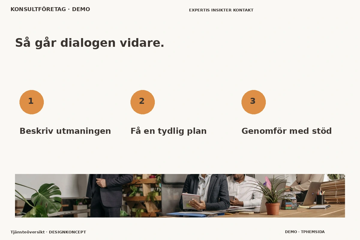 Tjänsteöversikt – Så fungerar dialogen för konsultföretag
