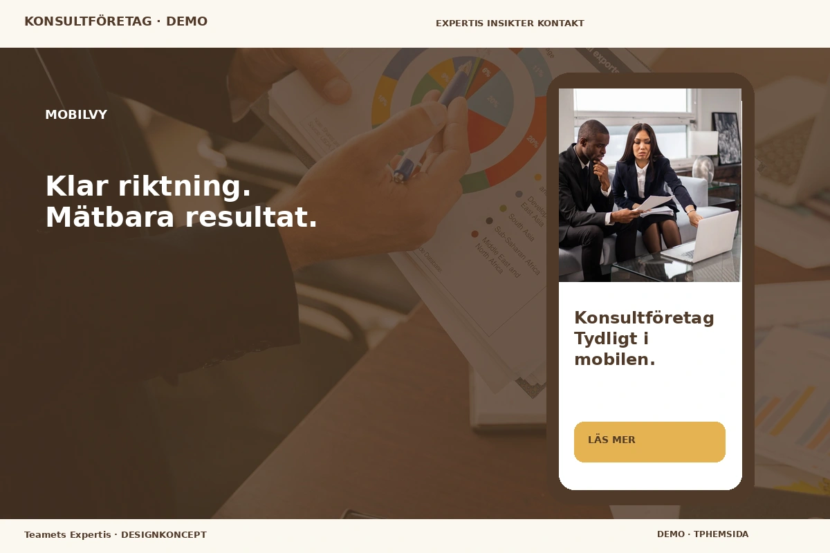 Teamets Expertis – Mobilvy för konsultföretag