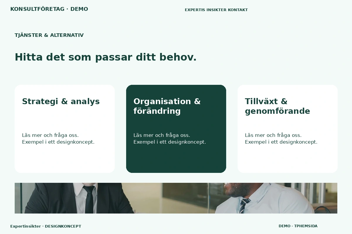 Expertinsikter – Tjänster & alternativ för konsultföretag