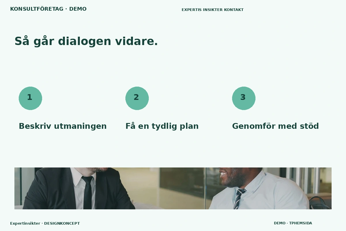 Expertinsikter – Så fungerar dialogen för konsultföretag