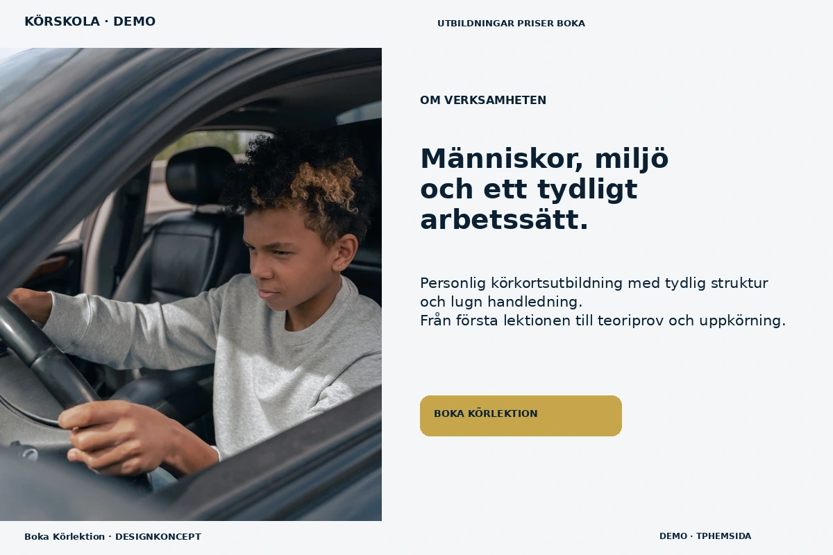 Boka Körlektion – Om verksamheten för körskola
