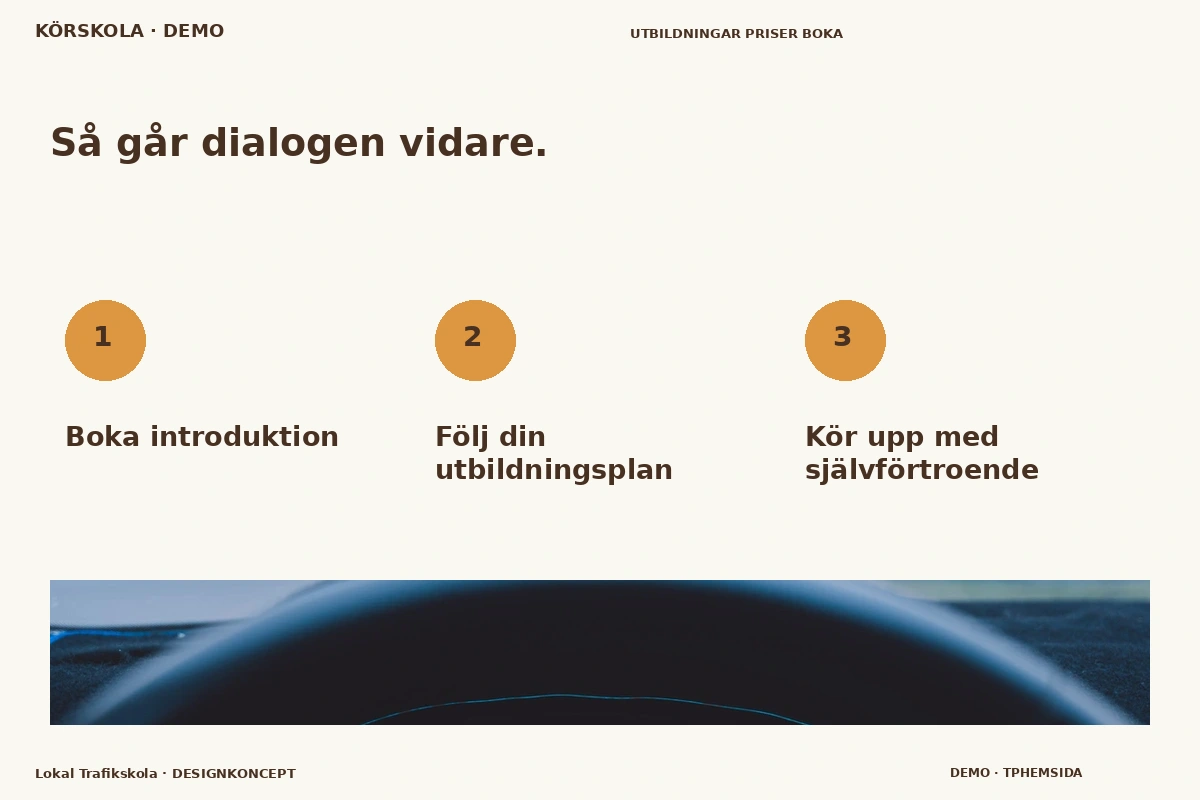 Lokal Trafikskola – Så fungerar dialogen för körskola