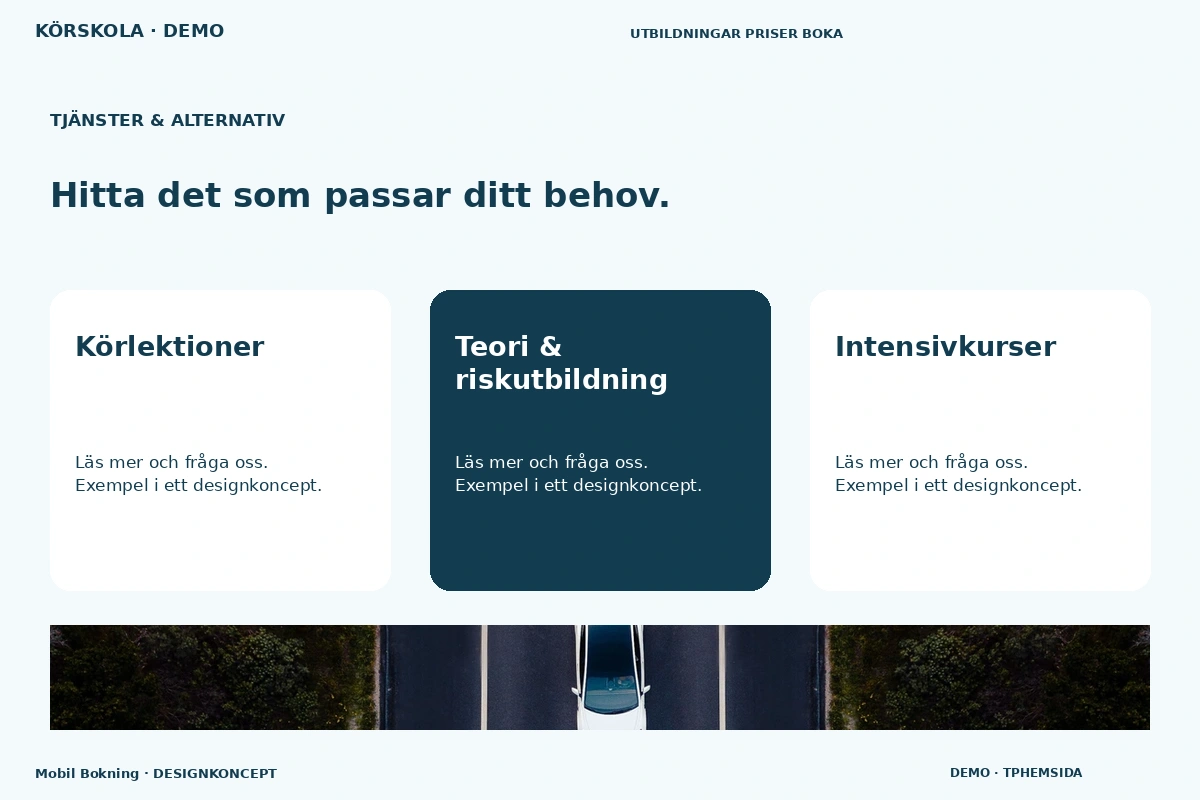 Mobil Bokning – Tjänster & alternativ för körskola