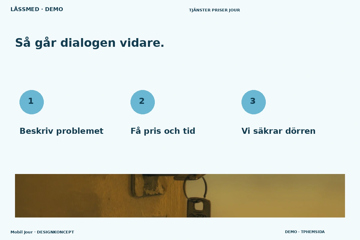 Mobil Jour – Så fungerar dialogen för låssmed