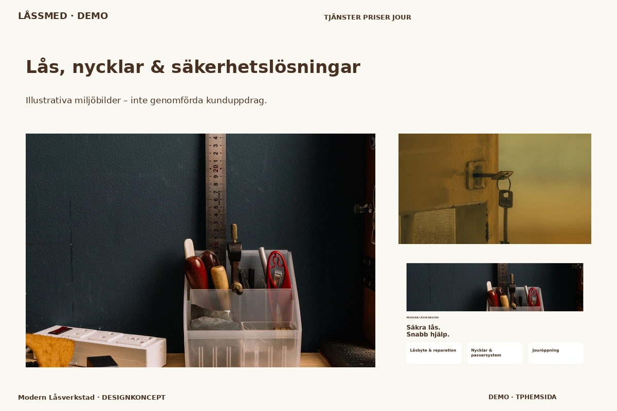 Modern Låsverkstad – Lås, nycklar & säkerhetslösningar för låssmed