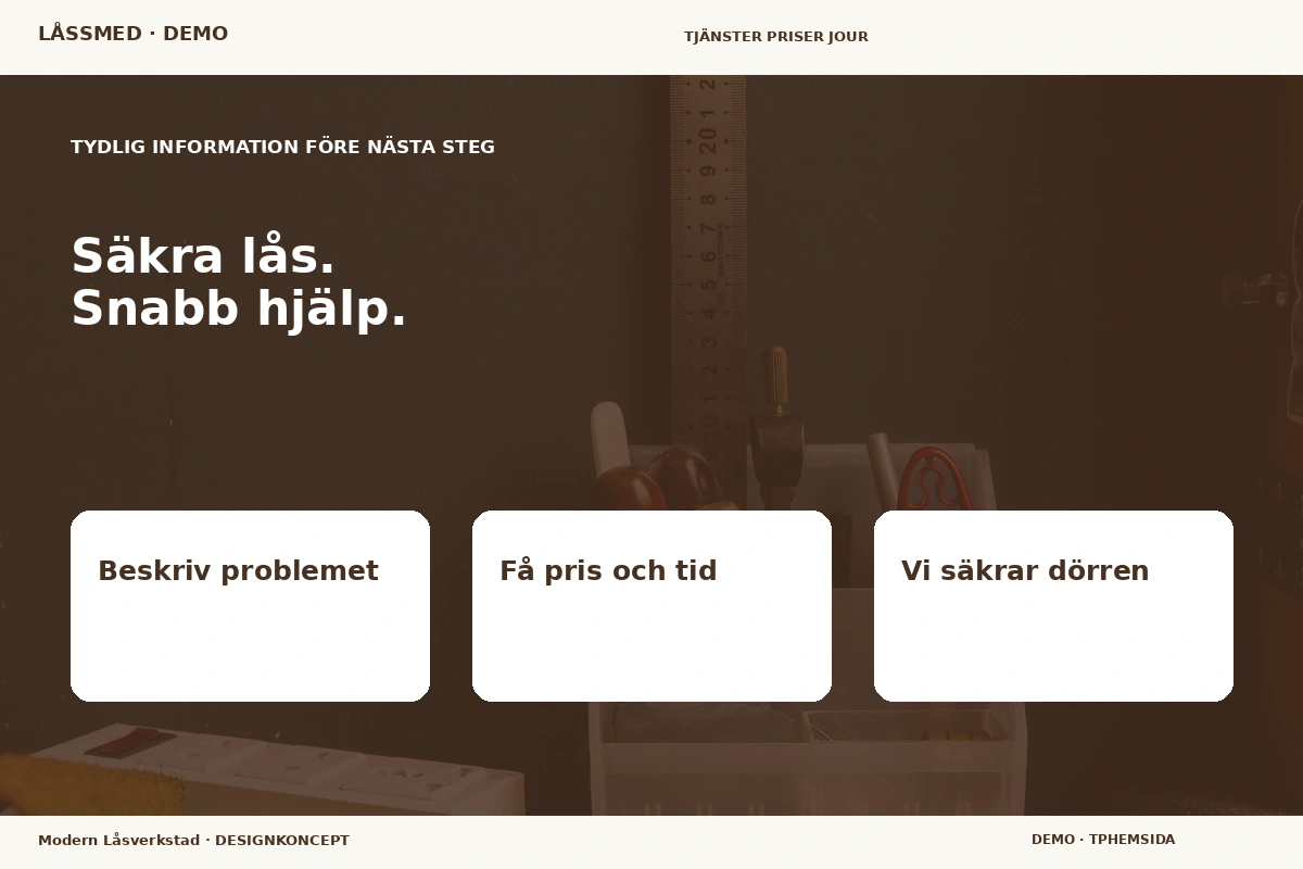 Modern Låsverkstad – Inför ditt val för låssmed