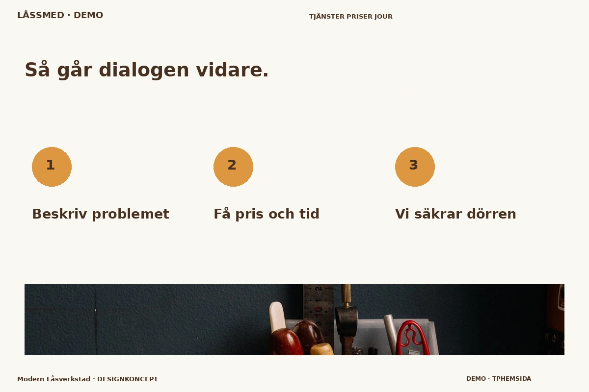 Modern Låsverkstad – Så fungerar dialogen för låssmed