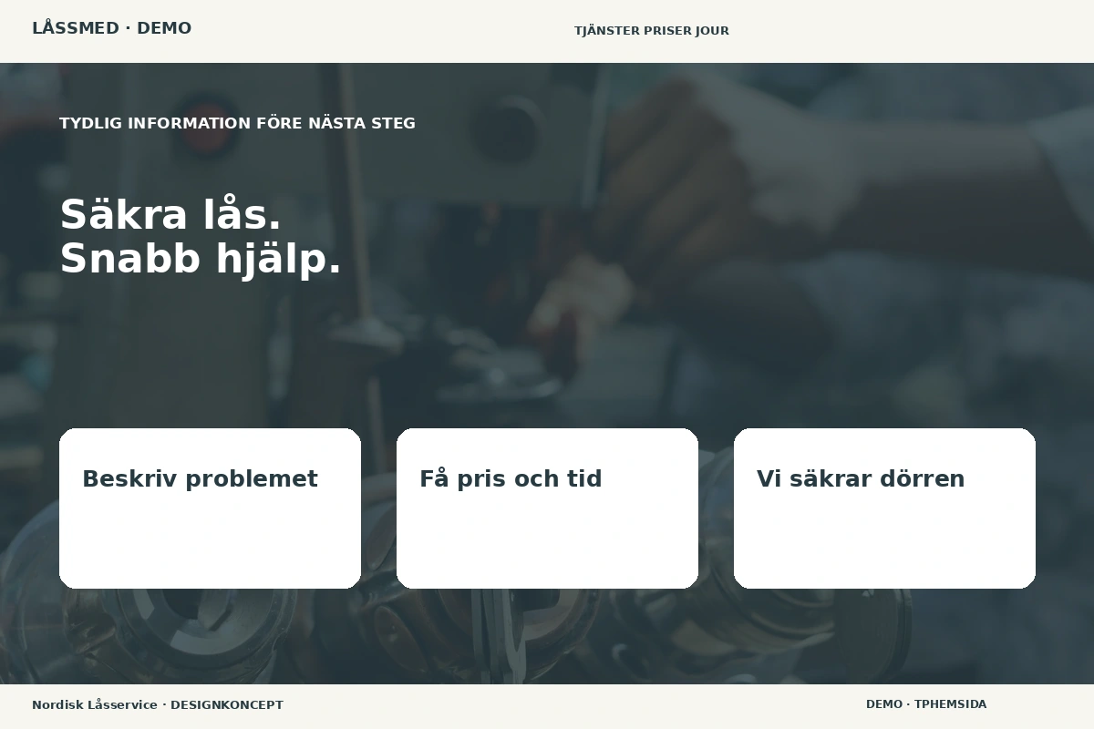 Nordisk Låsservice – Inför ditt val för låssmed