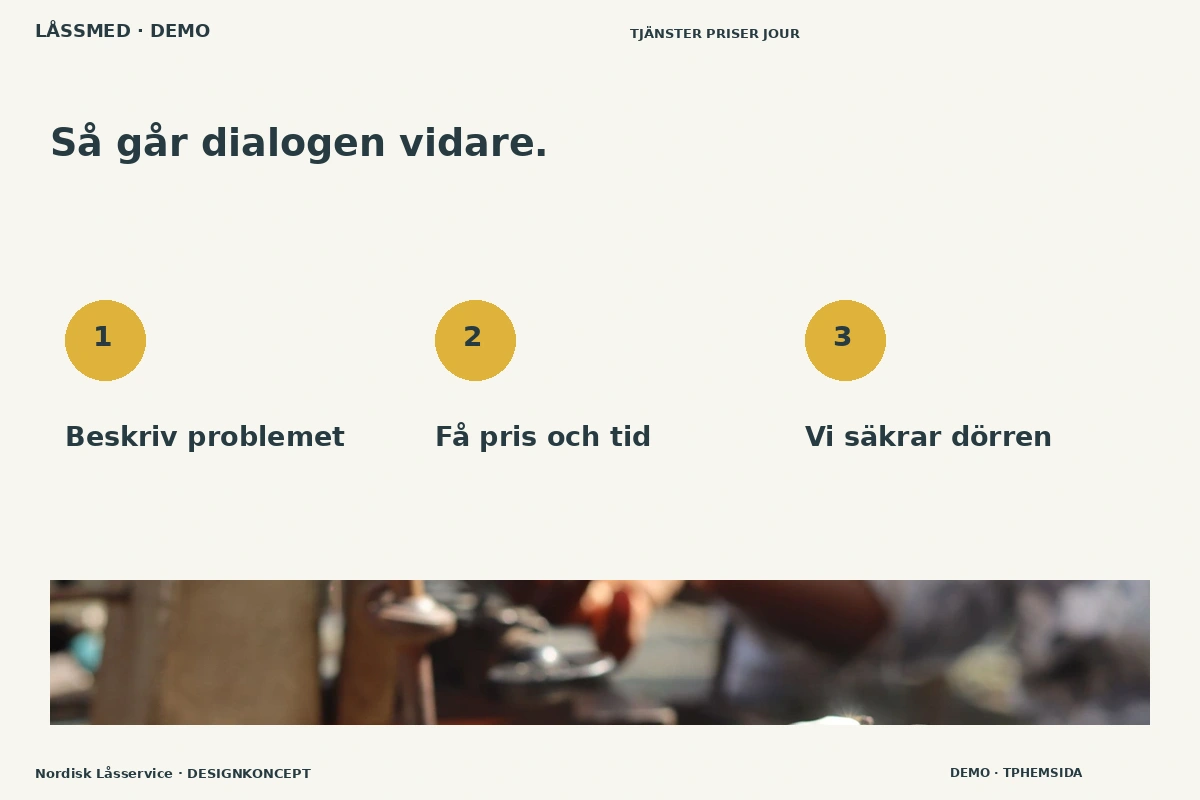 Nordisk Låsservice – Så fungerar dialogen för låssmed