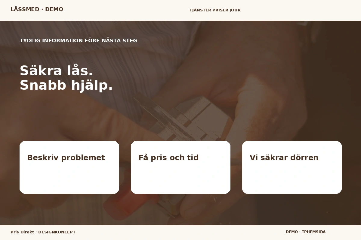 Pris Direkt – Inför ditt val för låssmed