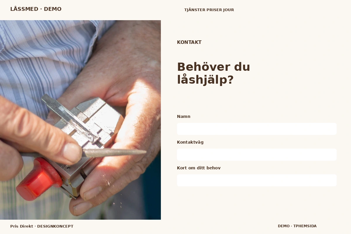 Pris Direkt – Kontakt för låssmed