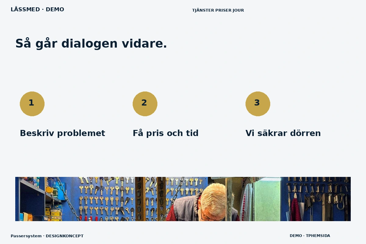 Passersystem – Så fungerar dialogen för låssmed