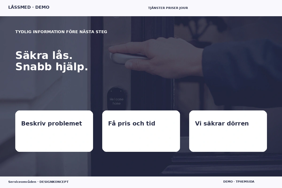 Serviceområden – Inför ditt val för låssmed