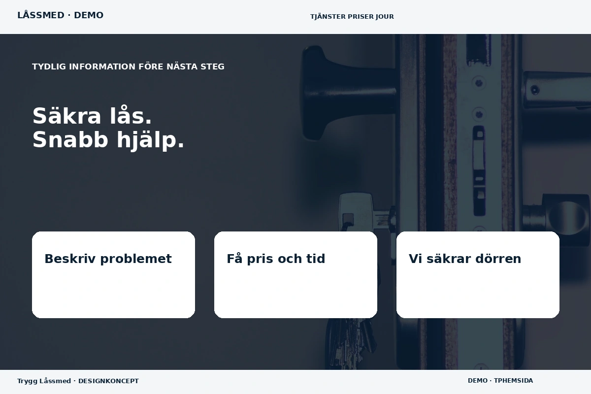 Trygg Låssmed – Inför ditt val för låssmed