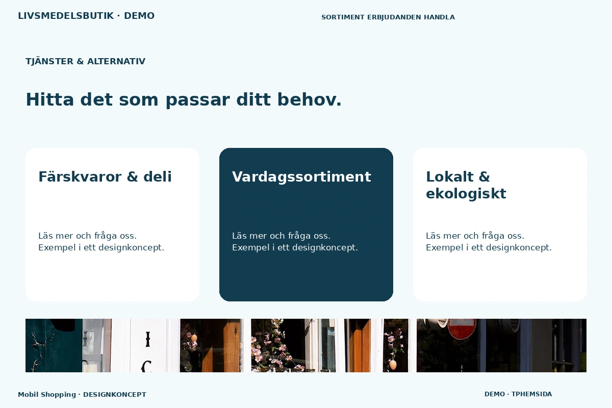 Mobil Shopping – Tjänster & alternativ för livsmedelsbutik