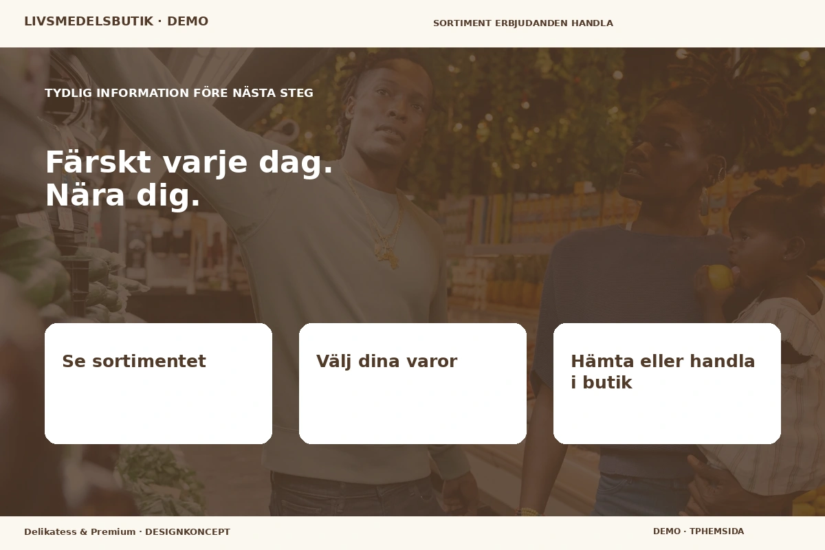 Delikatess & Premium – Inför ditt val för livsmedelsbutik