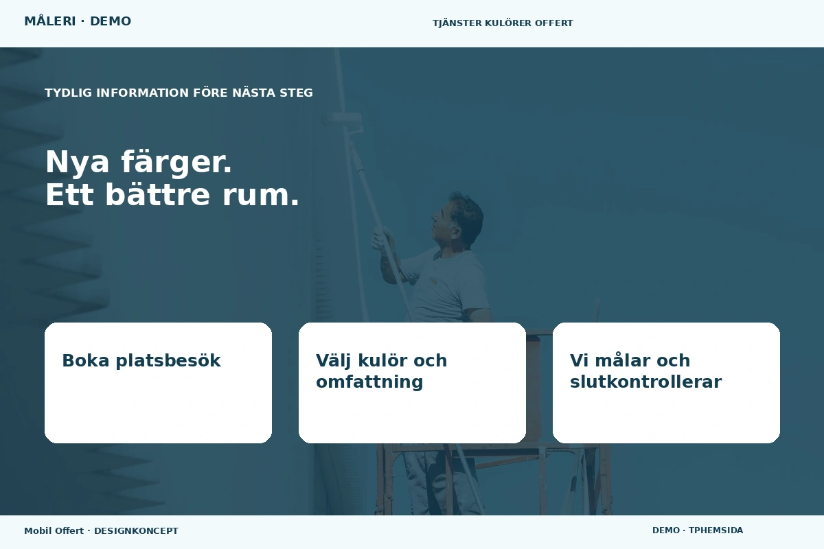 Mobil Offert – Inför ditt val för måleri