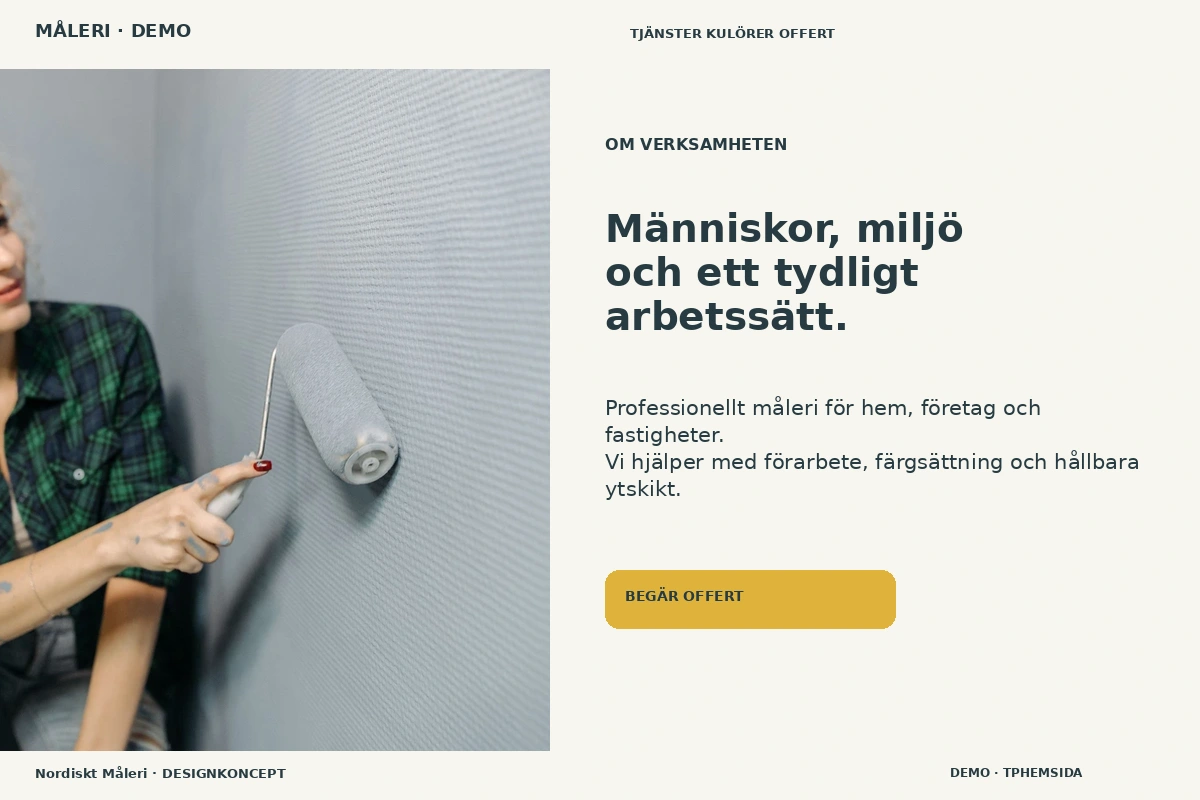 Nordiskt Måleri – Om verksamheten för måleri