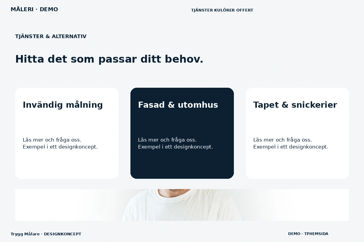 Trygg Målare – Tjänster & alternativ för måleri
