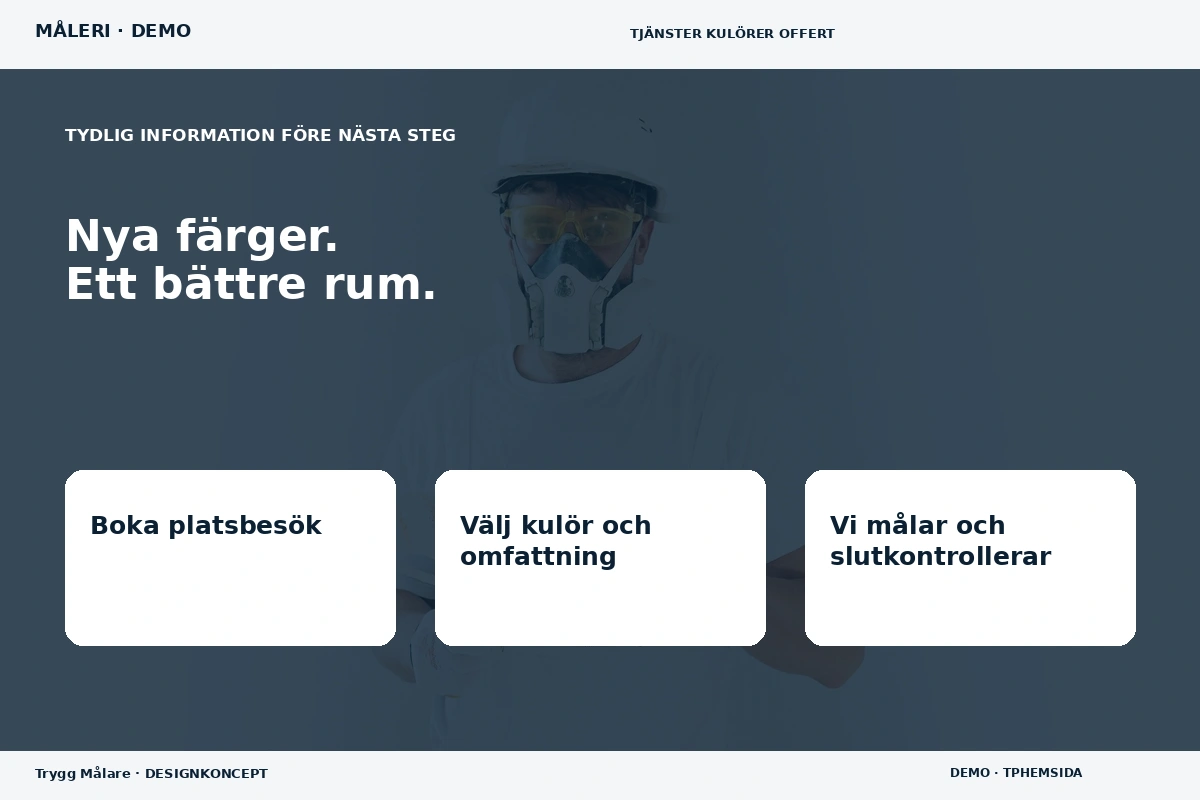 Trygg Målare – Inför ditt val för måleri