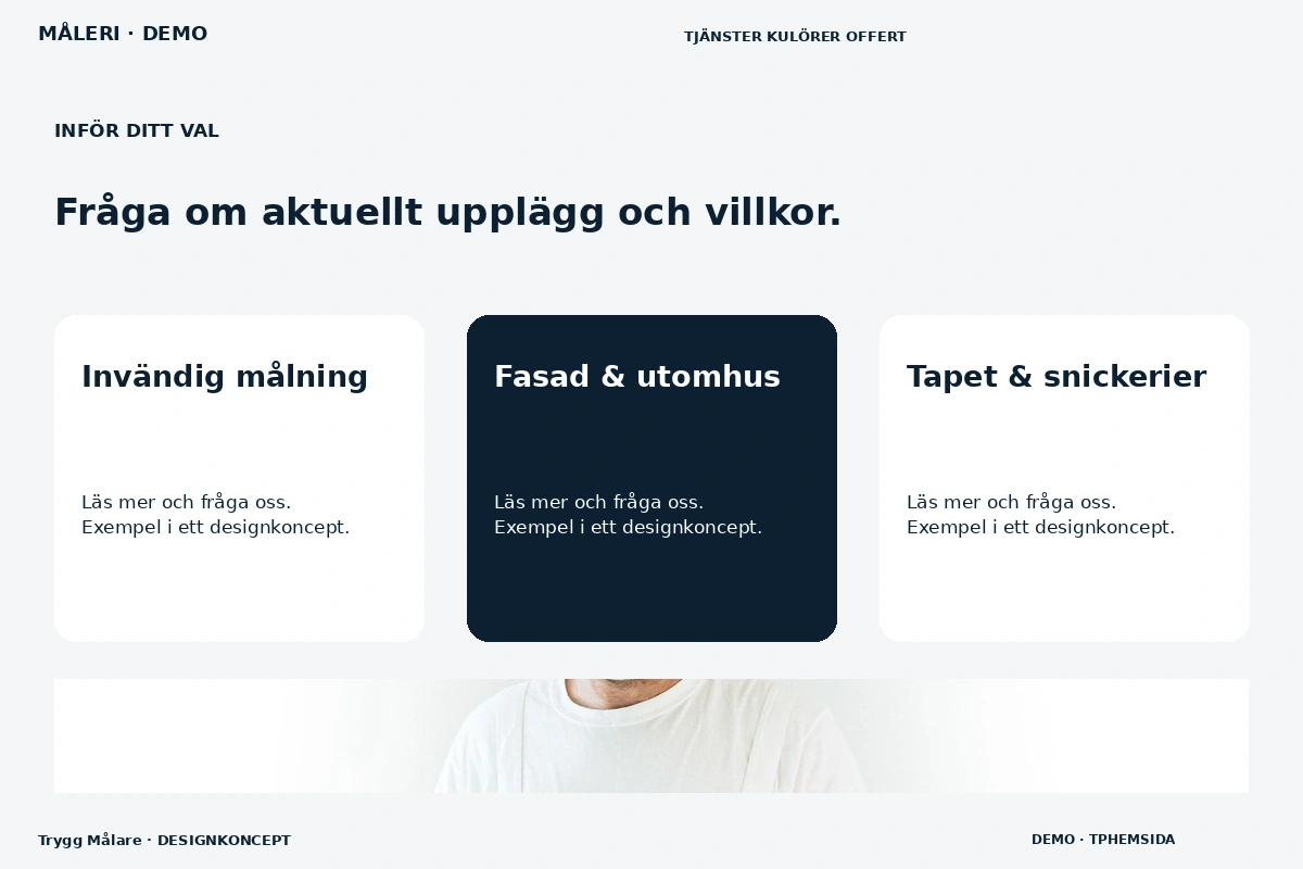 Trygg Målare – Alternativ & villkor för måleri