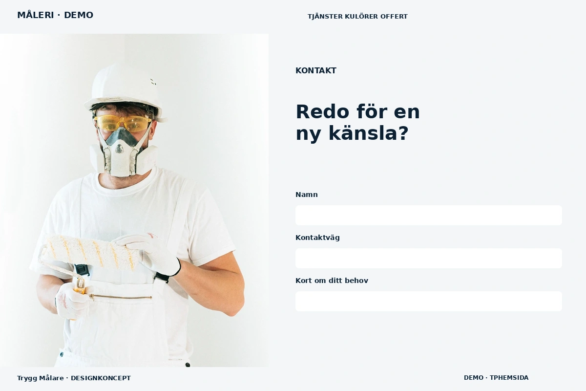 Trygg Målare – Kontakt för måleri