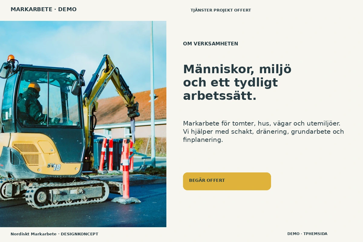 Nordiskt Markarbete – Om verksamheten för markarbete