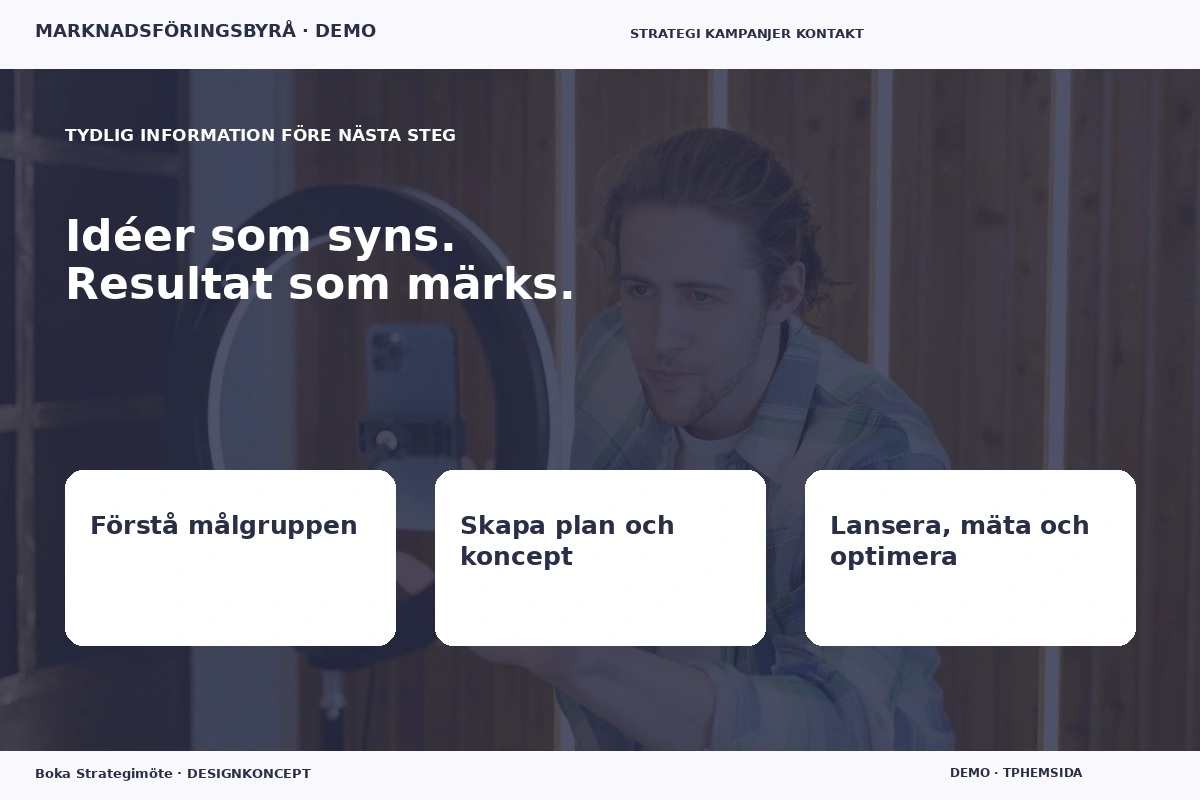 Boka Strategimöte – Inför ditt val för marknadsföringsbyrå