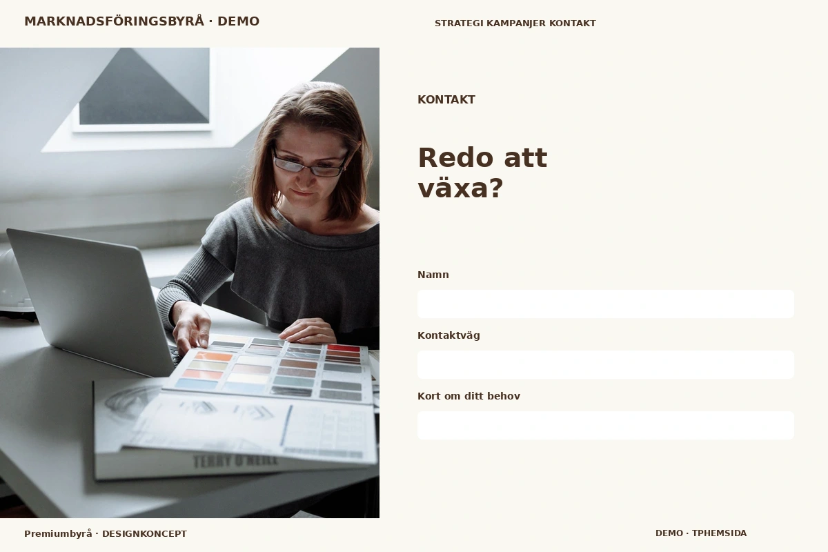 Premiumbyrå – Kontakt för marknadsföringsbyrå