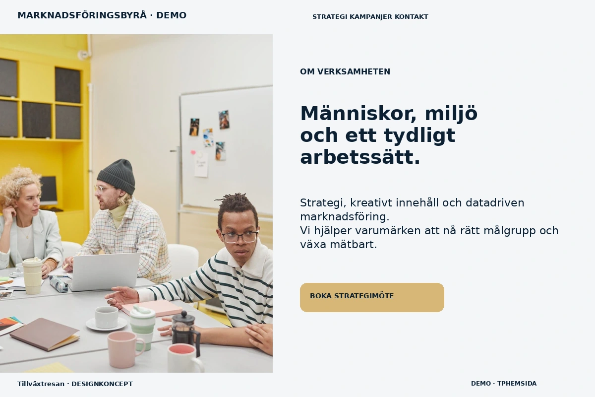 Tillväxtresan – Om verksamheten för marknadsföringsbyrå